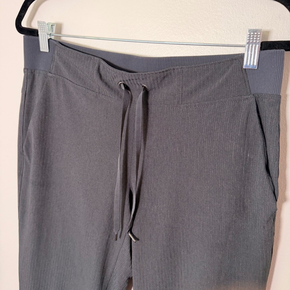 Athleta Wide Leg Stretch Lightweight Charcoal‎ Pants (10) Athleisure Casual - Picture 5 of 14